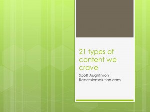 Sorry! I Posted The Wrong Info Here. But My “21 Types Of Content We Crave” Webinar RECORDING Is Now Available For Purchase