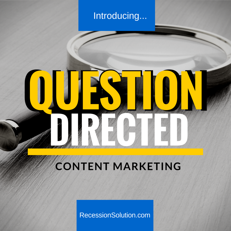 question directed content marketing