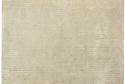picture of the Declaration of Independence